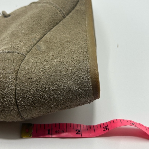 Toms Tan Suede Wedge Boots Women Size 7.5 - Picture 7 of 8